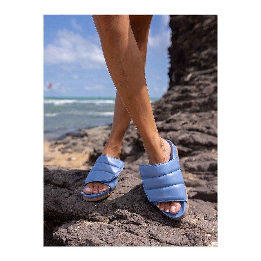 Женские летние повседневные тапочки из натуральной кожи