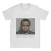 Мужская ретро футболка 'Aint No Party Like a Diddy Party' Одежда Смешная с коротким рукавом с круглым вырезом Летние футболки