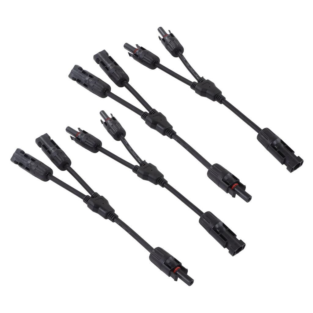 2 Комплекта Солнечная панель Фотоэлектрический Y-образный Параллельный кабель PV Адаптерный кабель Провод Штекерный Разъем IP67 1000 В постоянного тока PV LTY2