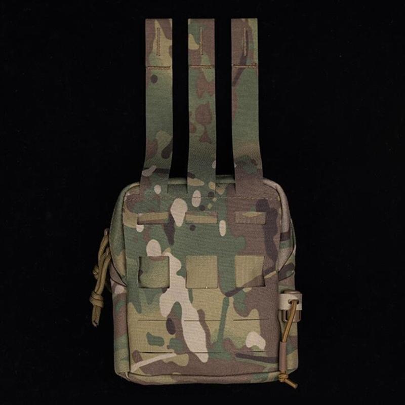 Tactically Belt Bag Nylon Waist Pouch Zippers Sundry Bag Small Size Belt Bag Grocery Pouch for Outdoor Camping Hiking
