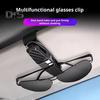 Солнцезащитный козырек для автомобильных солнцезащитных очков, держатель для карточек, вращающийся на 180 градусов, универсальный, простой в установке держатель для автомобильных солнцезащитных очков с зажимом для билетной карты