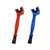 TOAN Chain Brush Set of 2 1 Bicycle Chain 3-Sided (1 Blue, Red) (Motorcycle, Cleaner, 3-Sided Brush)