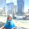 Чиби-кукла с меняющимися цветами Кот Удачи Гора Фудзи Цветение сакуры Кавайная Маленькая фигурка Настольное украшение Подарки на день рождения