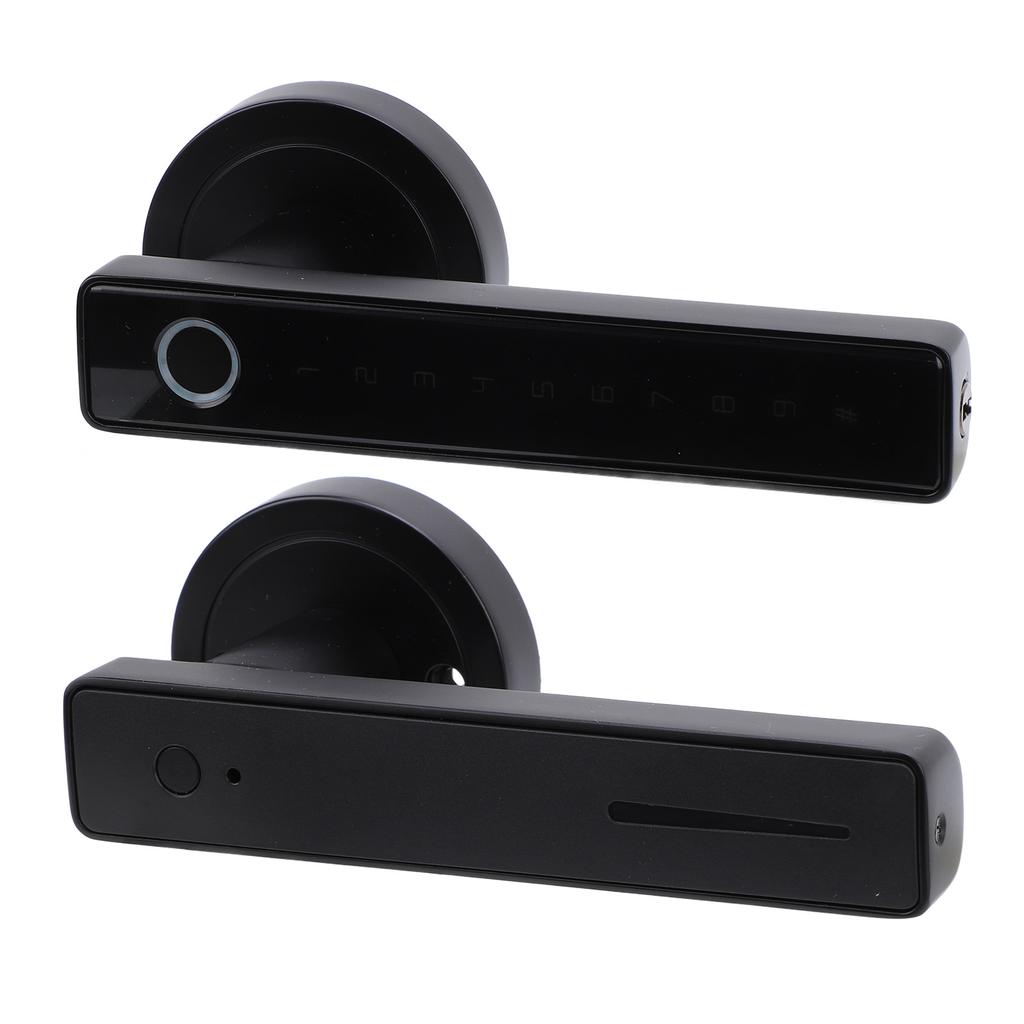 Дверная ручка с клавиатурой и отпечатками пальцев, замок для бесключевого доступа, цифровая ручка для спальни, дома, отеля