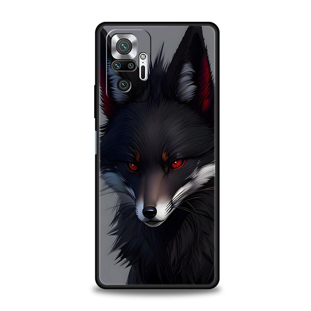 Red Fox Phone Case Cover for Redmi 14C 10C Note 15 14 13 12 10 11 K40 Pro Plus 5G Soft TPU Shockproof Shell Fundas Capas Coque