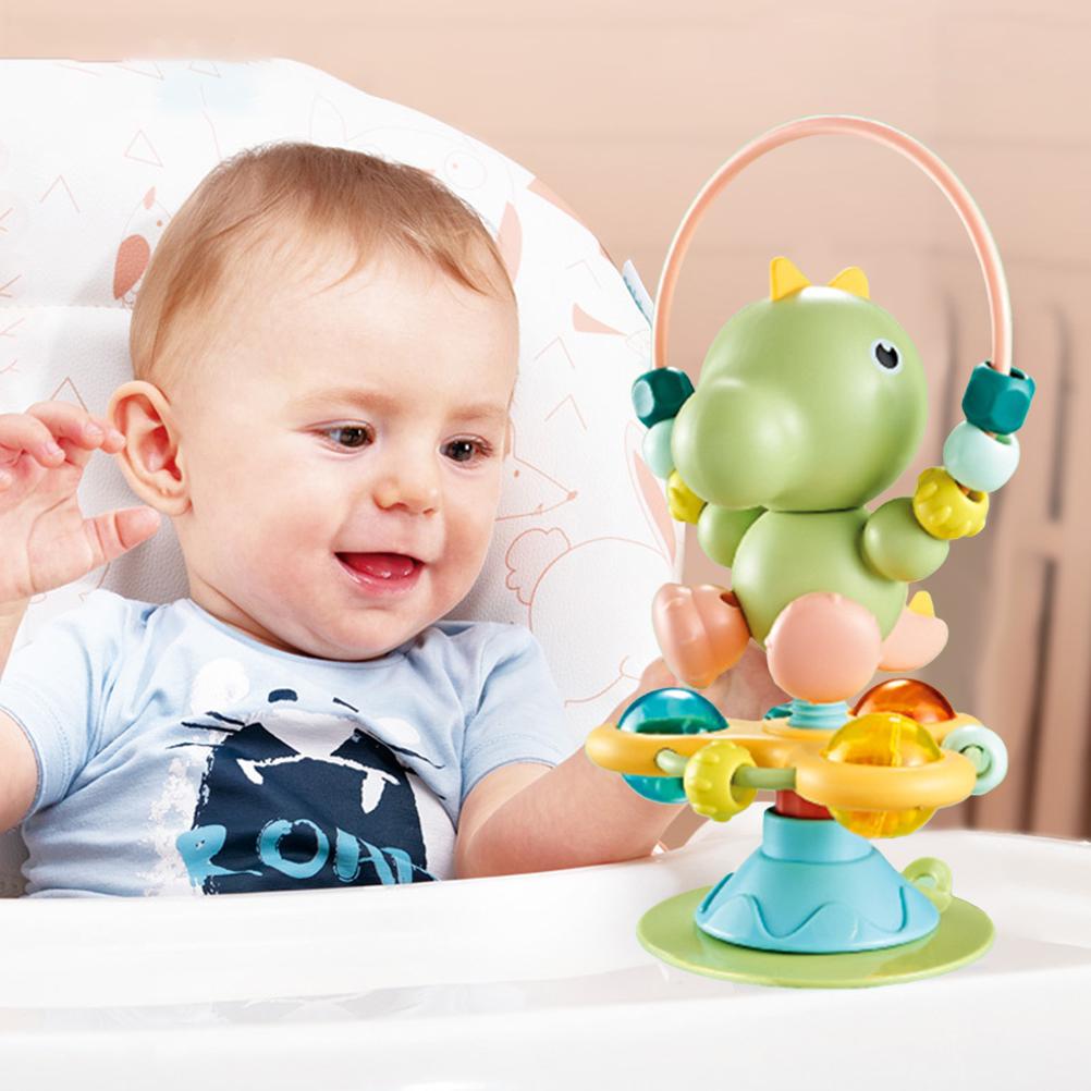 Baby Rattles Cartoon Baby Rattle Toy with Suction Cups Improve Babies Finger Flexibility Hand Eye