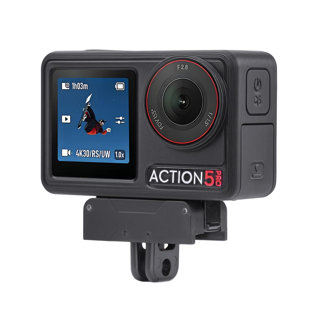 Magnetic Two Claw Adapter 1/4 Thread For DJI Action 4 3 Universal Port For DJI Action 4 /DJI Action 3 Camera Accessories