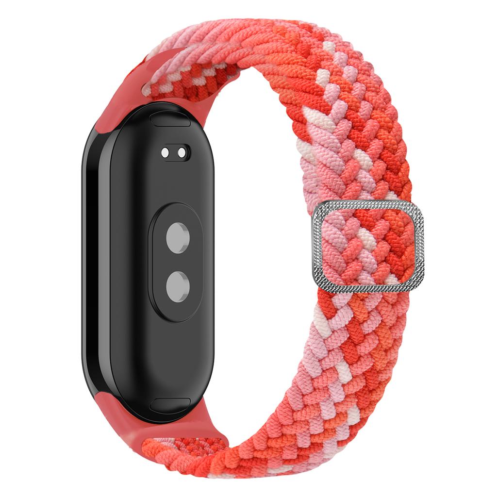 For Xiaomi Smart Band 9 NFC/9/8 NFC/8 Stretchy Nylon Watch Band Adjustable Braided Sport Strap