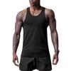 Muscleguys Летний мужской приталенный спортивный эластичный жилет для фитнеса и тренировок в футболке без рукавов с мышцами