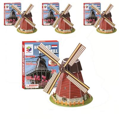 Big Dream Dutch Windmill 3D Трехмерная головоломка 4P Set Korea 3d Puzzle