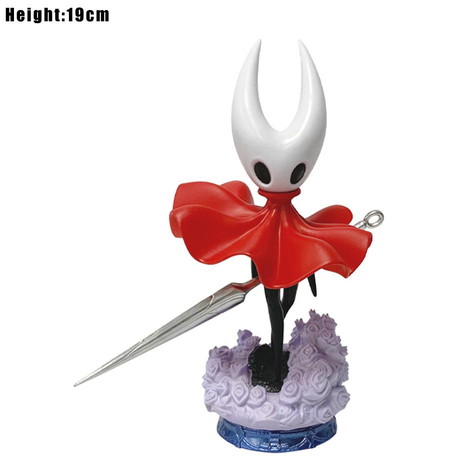 In Stock  Multiple Knight & Hornet Anime PVC Statue Figures | Handmade Collectible Game Peripherals with Base Boy's Gift