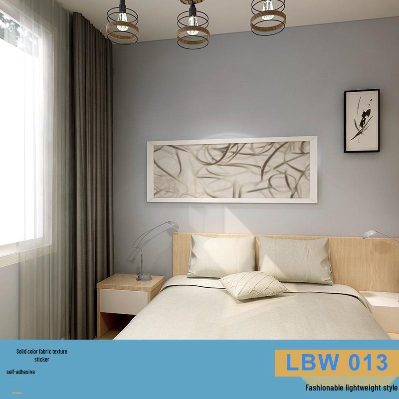 Solid Color Matte Wallpaper – Self-Adhesive, Waterproof, Washable, Thickened for Furniture Renovation