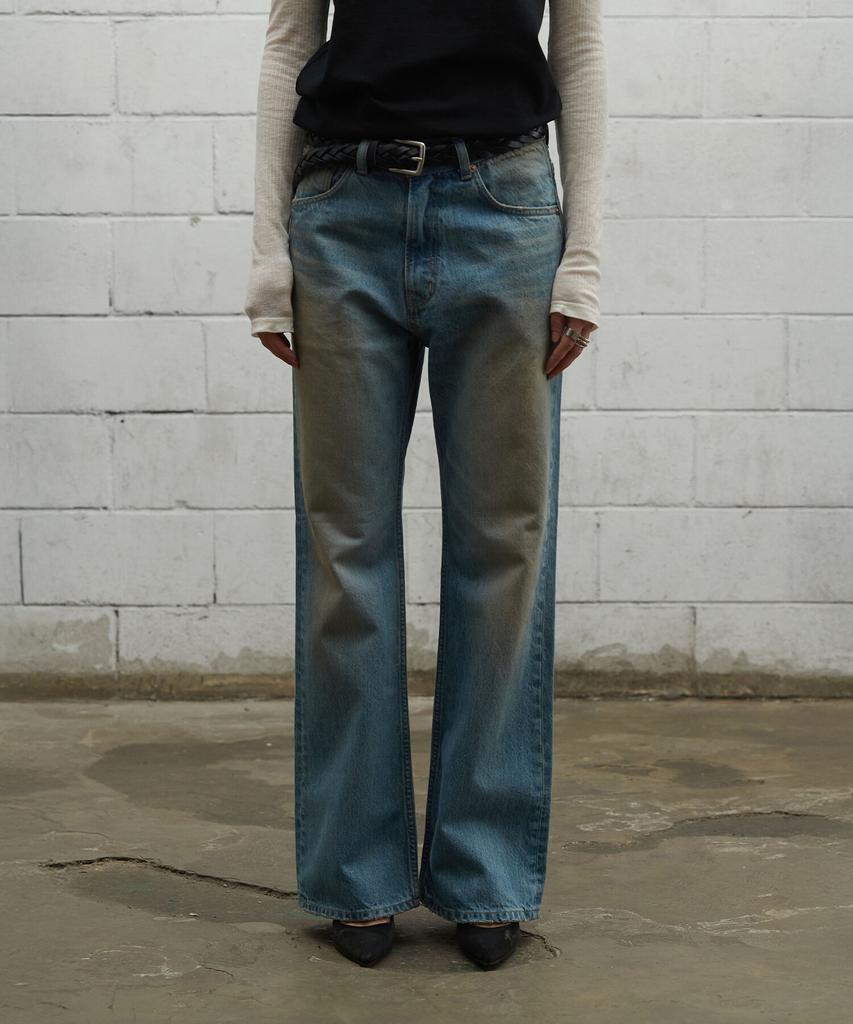 Keulaeki [Женские] Джинсы Bootcut_L/Индиго [Kr265Pwn422]