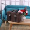 1:12 Mini Briefcase Highly Simulated Delicate Texture Anti-deformed 3D Shape Mini Tote Bag for Doll House