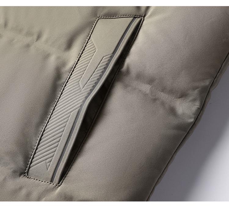 Пуховик мужской с капюшоном от известного бренда - Зимнее теплое пальто для всех возрастов