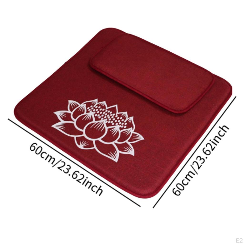 Meditation Cushion Seat Chatting Pad with Floor Pillow Set for Game Nights
