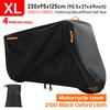 Universal 210D Motorcycle Cover Waterproof Outdoor Protection Against Dust Debris Uv Protection Oxford for All Season