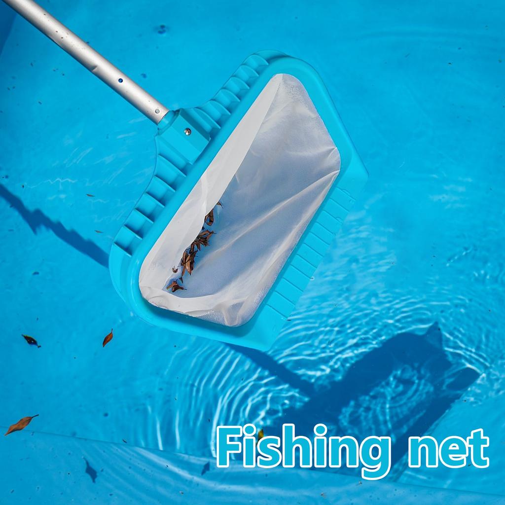 Эксперт по глубокой очистке воды: Специальная усиленная зашифрованная сетка для защиты от листьев для бассейнов, легко поддается утилизации, эффективная фильтрация поверхностного мусора!