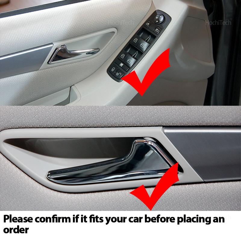 For Mercedes W169 A-Class W245 B-Class Rear Front Interior Door Handle Assembly Left or Right Black 1697600961 1697601061