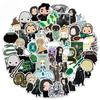Оригинальные 50 шт. Наклейки Гарри Поттер Мультяшные Декали Игрушка Канцелярские товары Гитара Телефон Велосипед Ноутбук Багаж Украшение Автомобиля Подарки для Фанатов