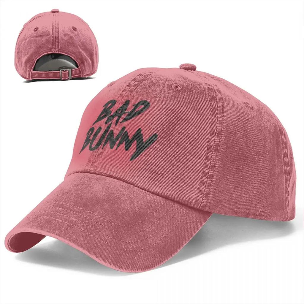 Spring Autumn Men Bad Bunny Baseball Cap Fashion Hats Outdoor Travel Washed Cap Hats