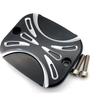 1Pc Cnc Cut Clutch Brake Master Cylinder Cover For Harley Touring Flhx Flht Cvo