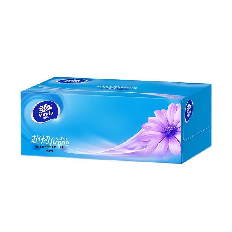 Vinda Ultra-Tough 3-Ply Boxed Facial Tissues