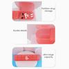 Weekly Pill Box Large Capacity Multiple Compartments Dustproof Lightweight Portable 7-Day Vitamin Medicine Box Organizer