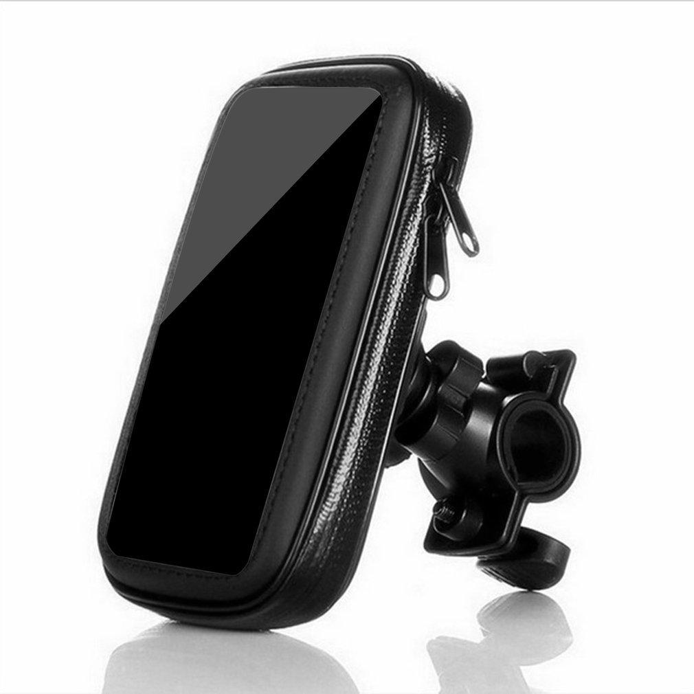 Car Motorcycle Holder GPS Navigation Stand Moto Waterproof Case With 360 Degree Phone Case Bag