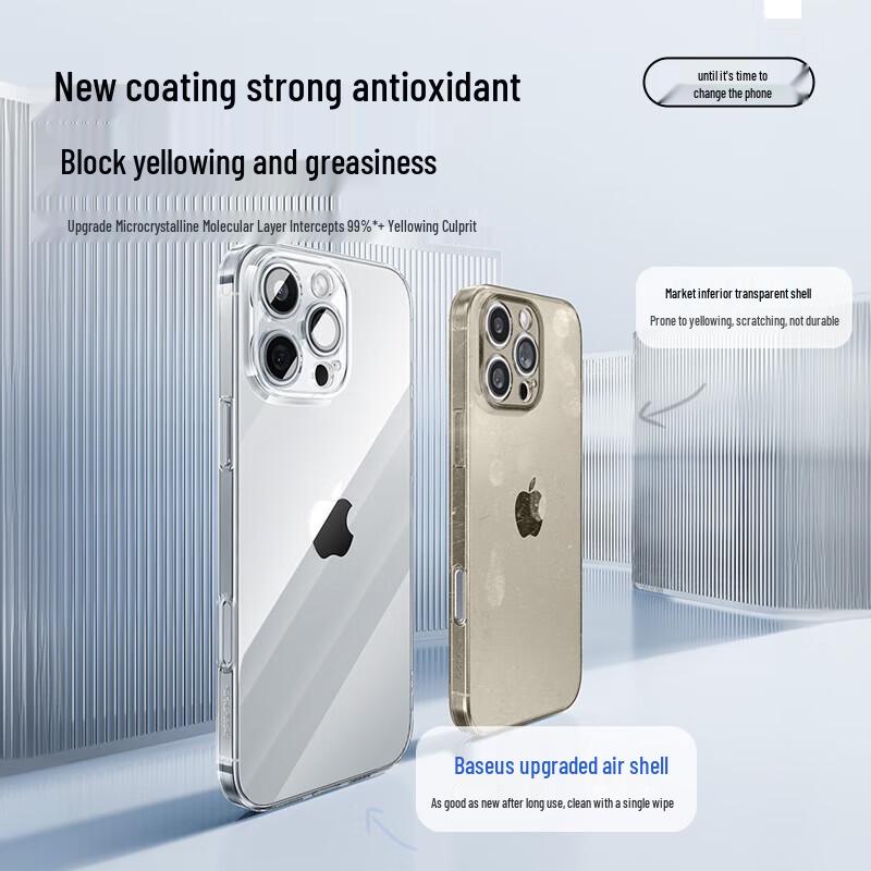 Baseus Ultra-Thin Transparent Case for iPhone 16 Pro Max