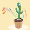 Танцующий кактус умеет петь и учится говорить Очаровательная плюшевая игрушка Перезаряжаемая модель 120 песен ,Танцы + Пение + Обучение разговору + Запись,