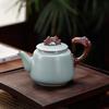 Bafangli Fish Leaping Dragon Gate 10-Piece Celadon Tea Set