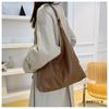 Autumn and Winter Large-capacity Work Commute High-end Sense Crossbody Brown Tote Bag Women's New Shoulder Armpit Bag