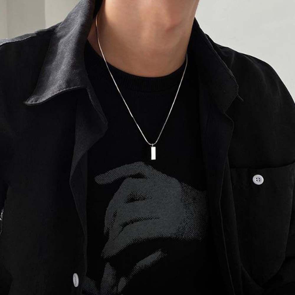 Sweater Chain Snake Bone Chain Geometric Necklace Clavicle Chain Korean Style Necklace Men Necklace