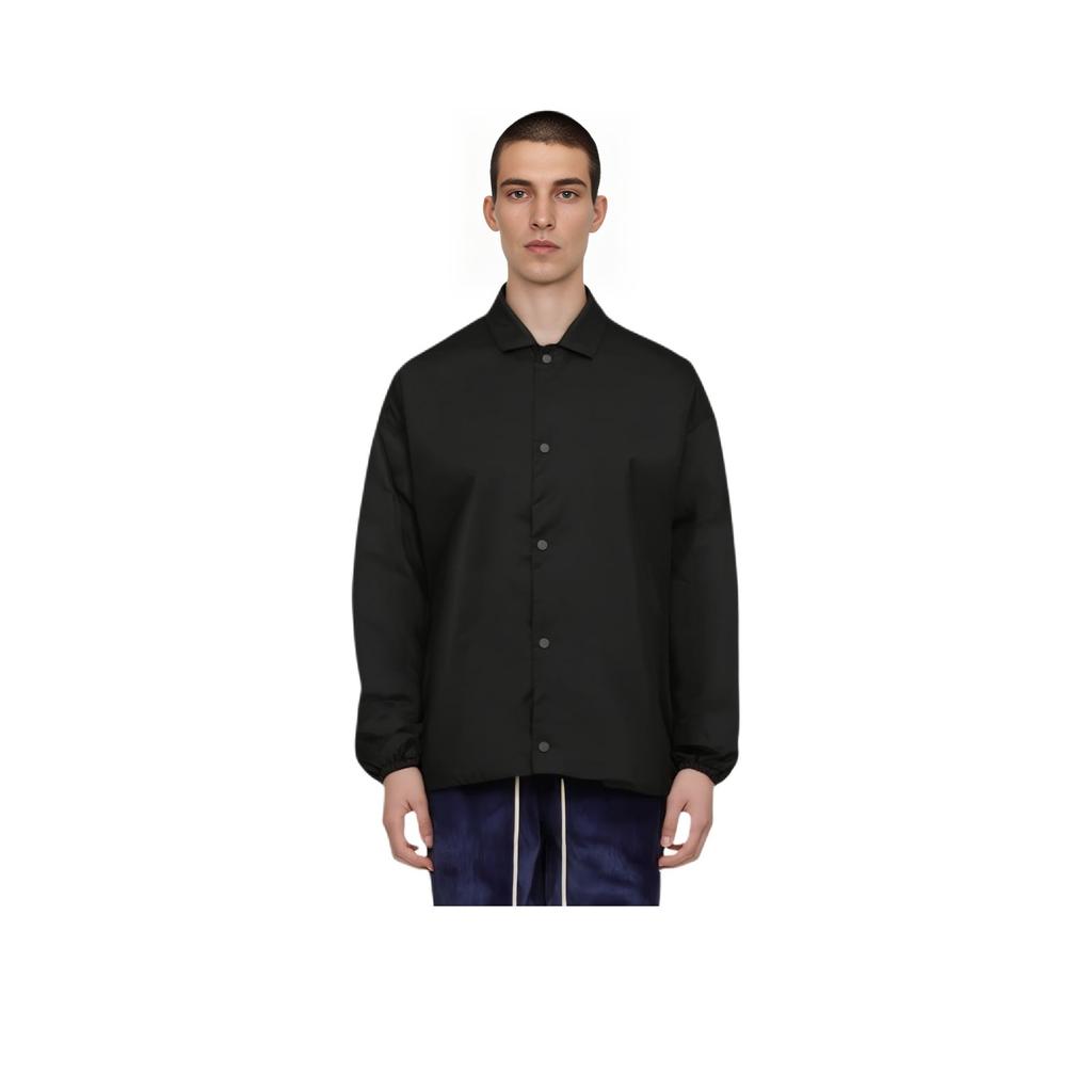 Fear of God Essentials Куртка тренера Черная Мужская Верхняя одежда 202SP232010F