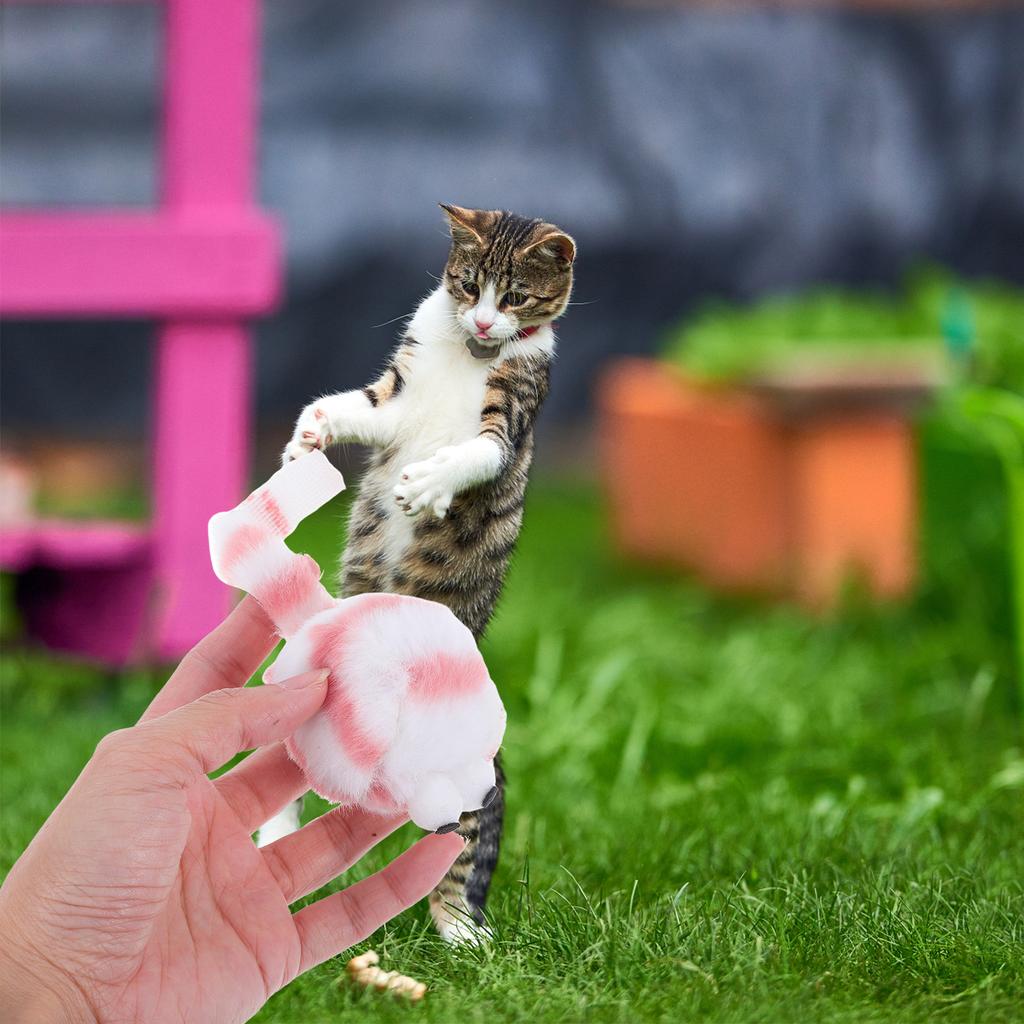 4Pcs Simulated Mouse Shape Cat Interactive Fun Catch Play Mice for Cats Indoor Use Pet Supplies Cat Toys Pet Toys Mouse