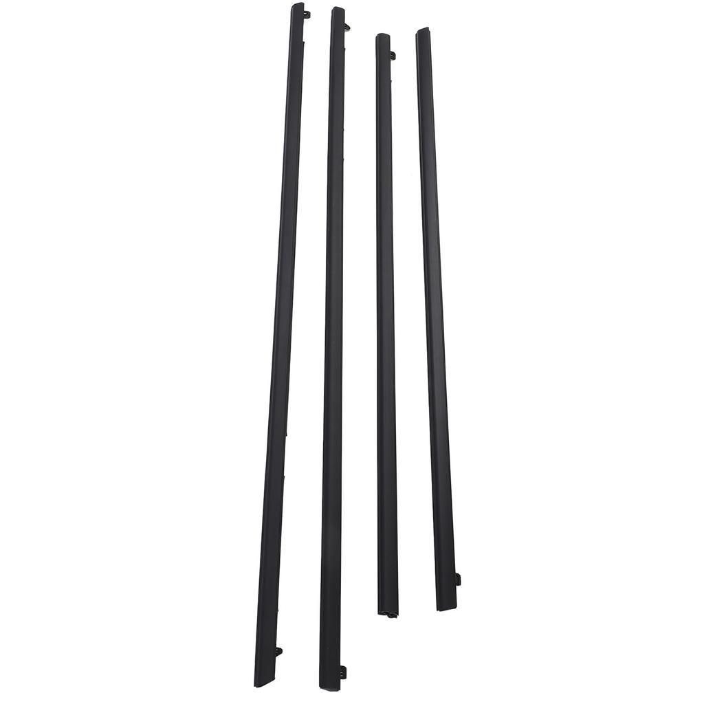 Комплект из 4 уплотнителей для передних и задних дверей 92277517, черный уплотнитель для оконного молдинга, уплотнительный ремень