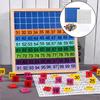 Wooden Montessori Math Counting Board Toys, 1 Consecutive Numbers Learning & Educational Game Toy