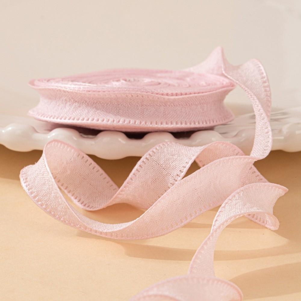 1Roll DIY Craft Gift Box Wrapping Ribbons 1CM Flower Envelopes Ribbons New Wrinkle Ribbons