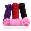 5m/10m Soft Cotton Rope Female Slave Bondage Gear Set Adult Games Binding Role-Playing Sex Toys for Couples Women