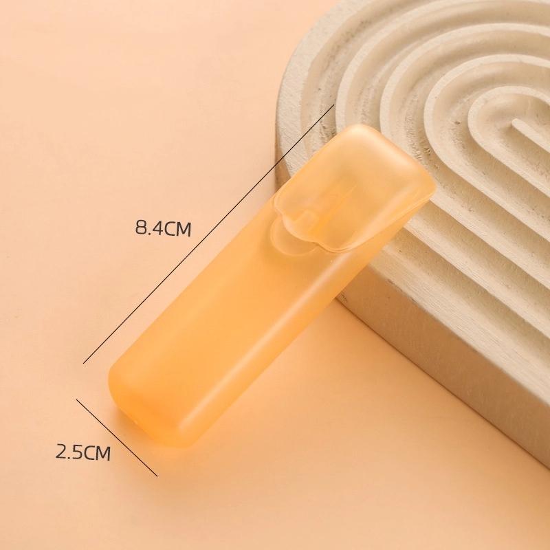 Portable Mini Storage Box Transparent Travel Toothpick Cotton Swab Container for Outdoor Travel Kitchen Restaurant Supplies