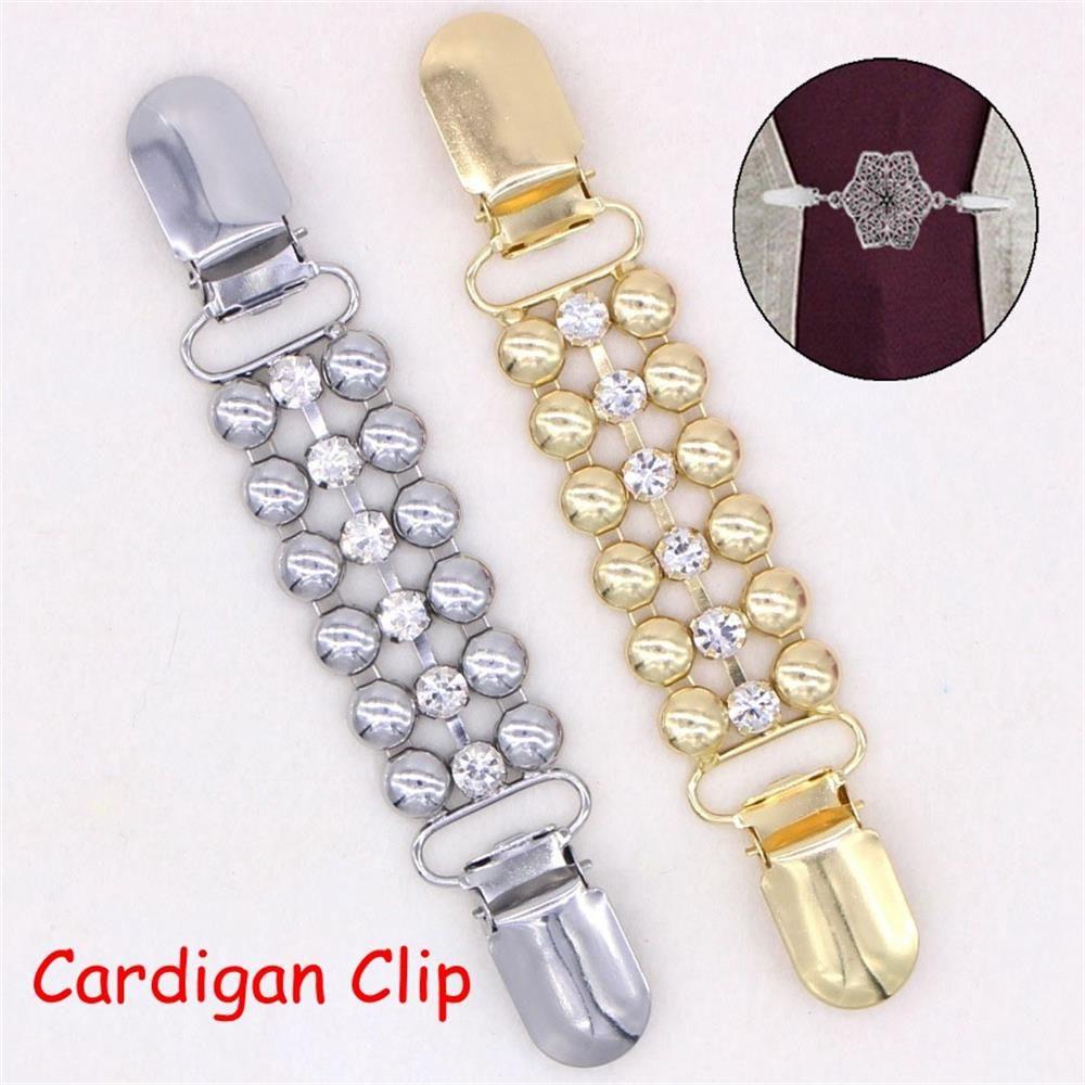 Шарм Подарок Новый Воротник Рубашки Зимний Свитер Блузка Зажим для Шали Брошь Зажим-Утка Застежки Зажим для Кардигана