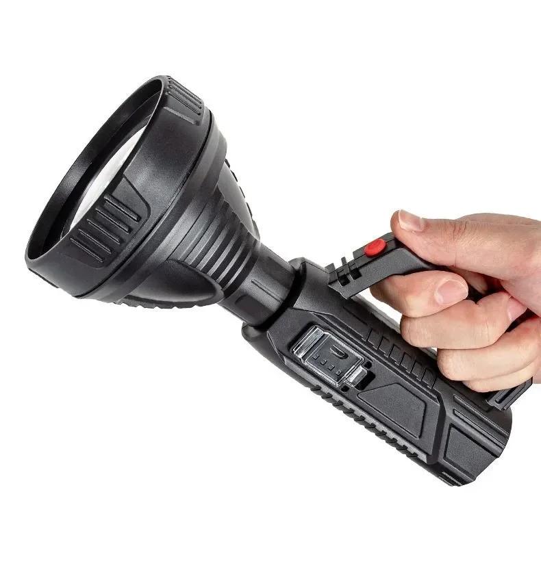 Светодиодный фонарик высокой мощности, водонепроницаемый фонарик для рыбалки, USB перезаряжаемый мощный прожектор, прожектор, лампа для кемпинга