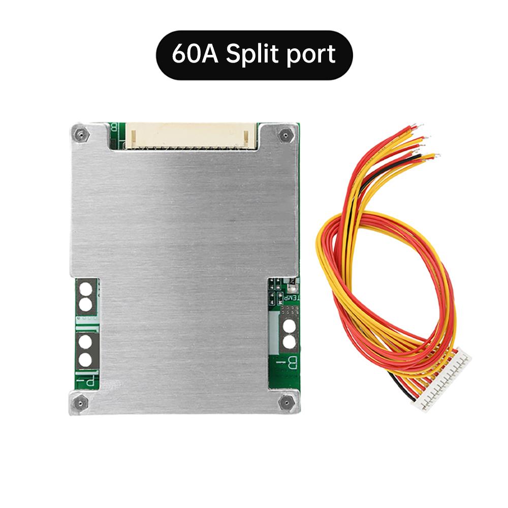 10S 36V/13S 48V BMS тот же порт/разделенный порт сбалансированный литиевый модуль защиты аккумулятора плата защиты аккумулятора электромобиля