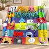 BFDI Characters blanket Flannel Blanket Soft Cozy Plush Throw for Sofa Bed Lightweight Home Decoration Outdoor camping