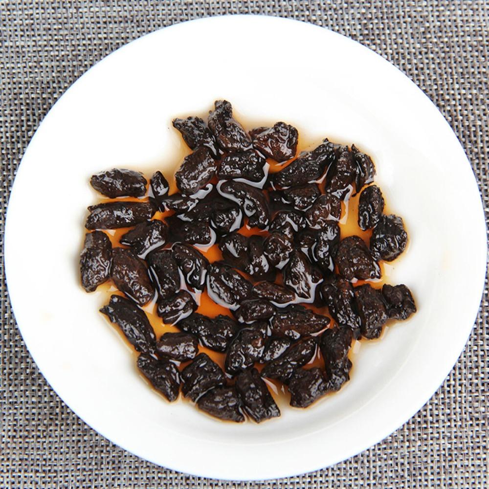 Спелый Пуэр Юньнань Вкус клейкого риса Бамбуковая корзина Прессованный Пуэр 500 г