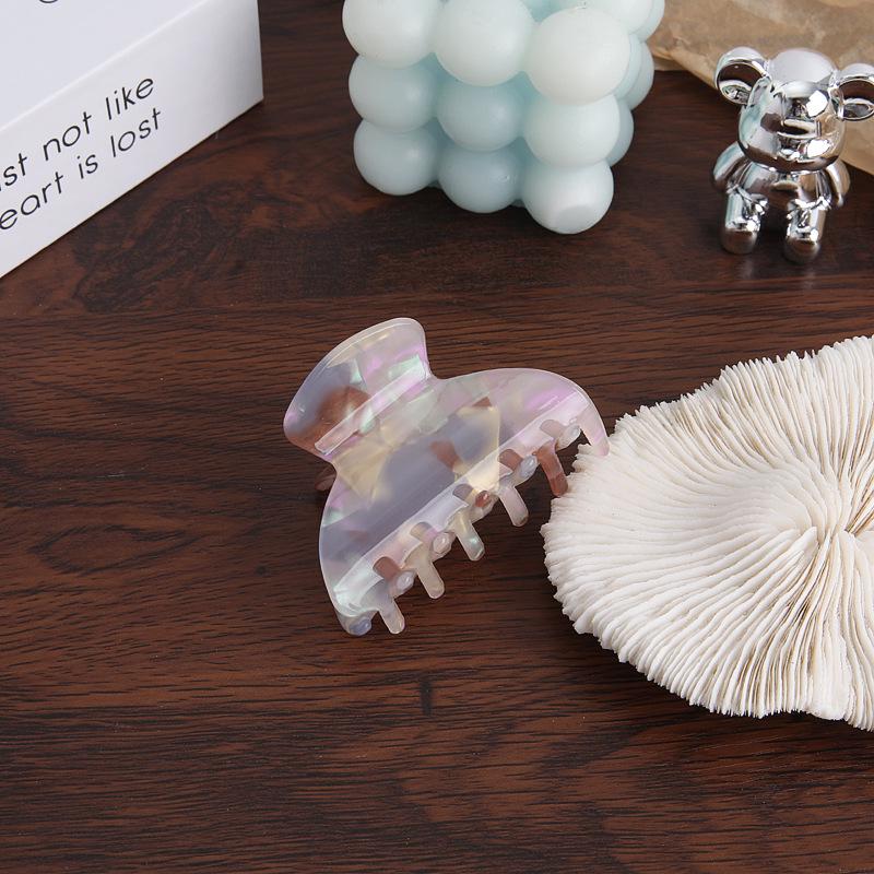 Высококачественная французская имитация ацетата заколка для волос «Маленький монстр» - Элегантная маленькая заколка-акула для женской прически