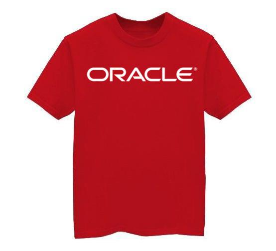 Oracle software company t-shirt