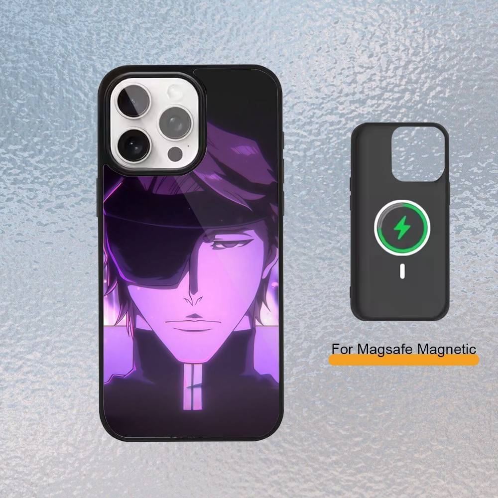 Чехол для телефона Bleach Айдзен для iPhone Magsafe Магнитный 17,16,15,14,13,12,11 Беспроводная зарядка