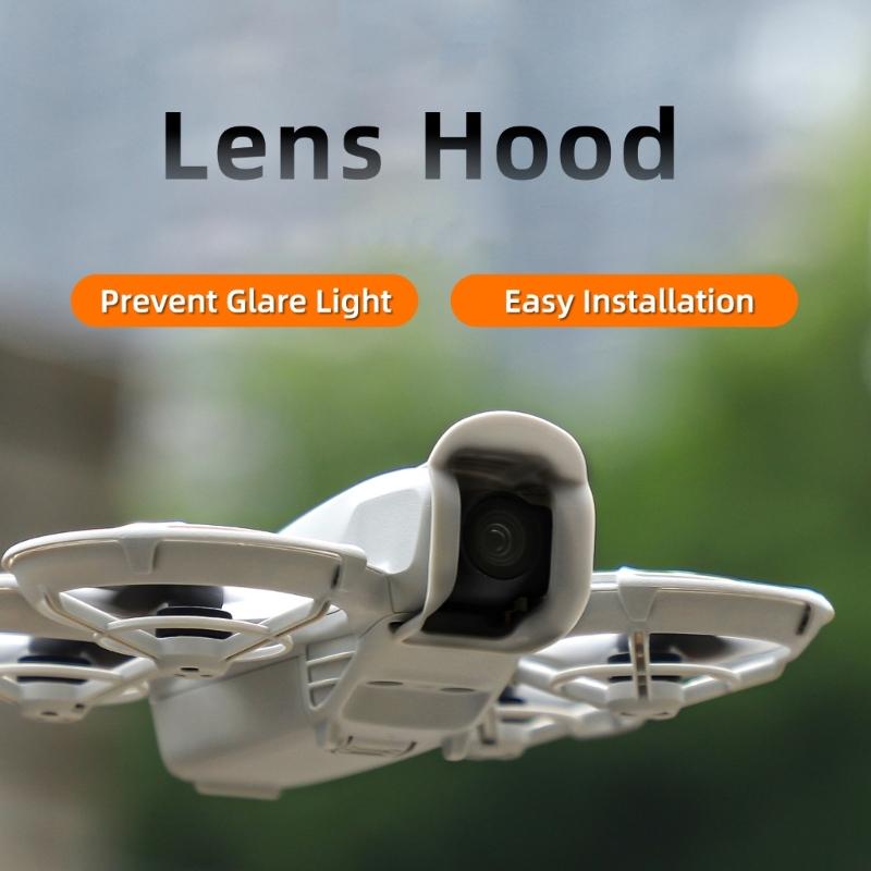 Antiglare Camera Lens Sunshades For Clear Drones Footages, Lightweight, Video Capture Enhancement Easy To Installation